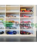 Дървен рафт за метални колички 80 бр.